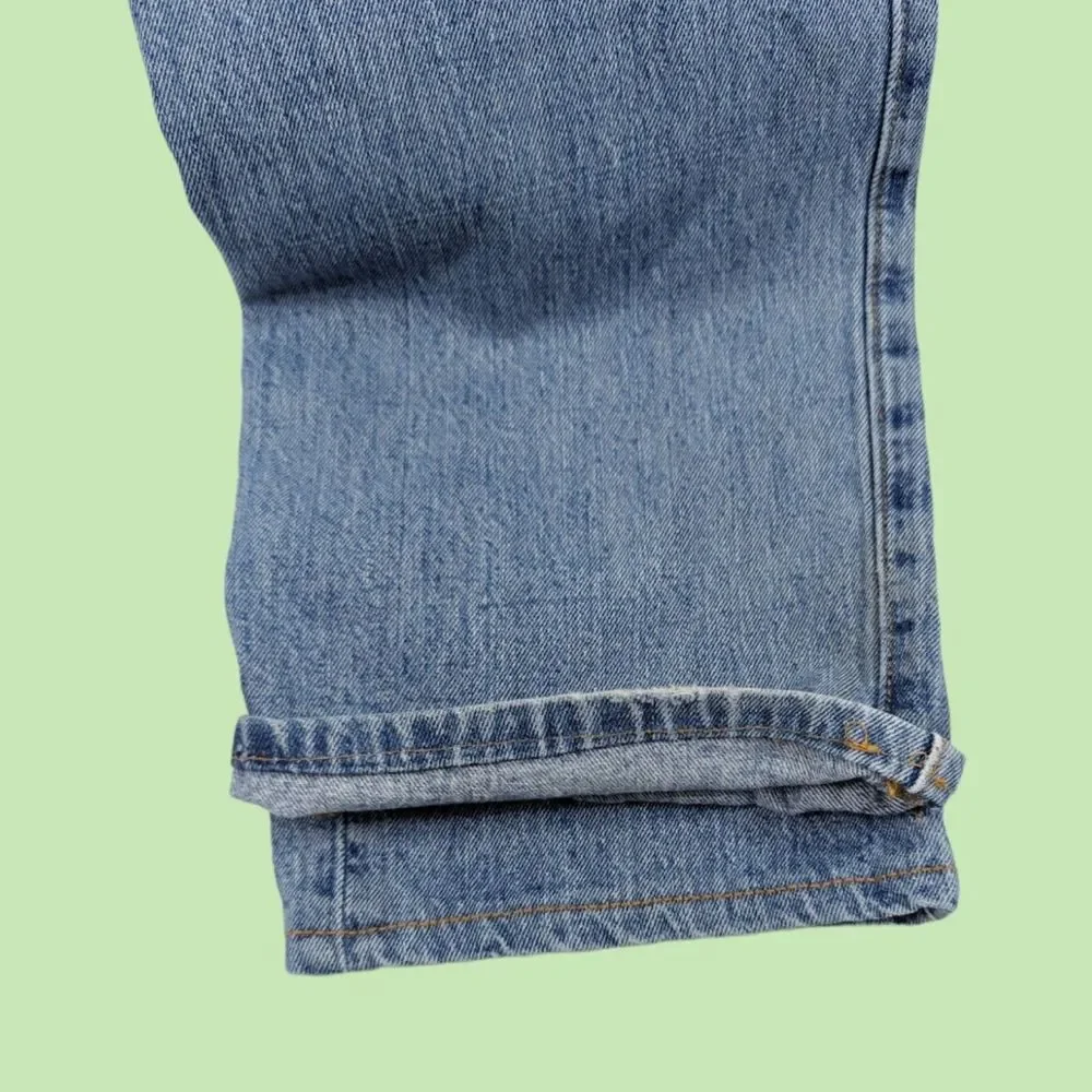 LEVIS 501 Jeans‎ Mens 38x30 Button Fly Blue Denim Pants